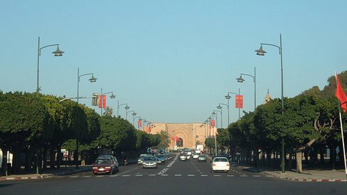 Avenue de la victoire à Rabat.
