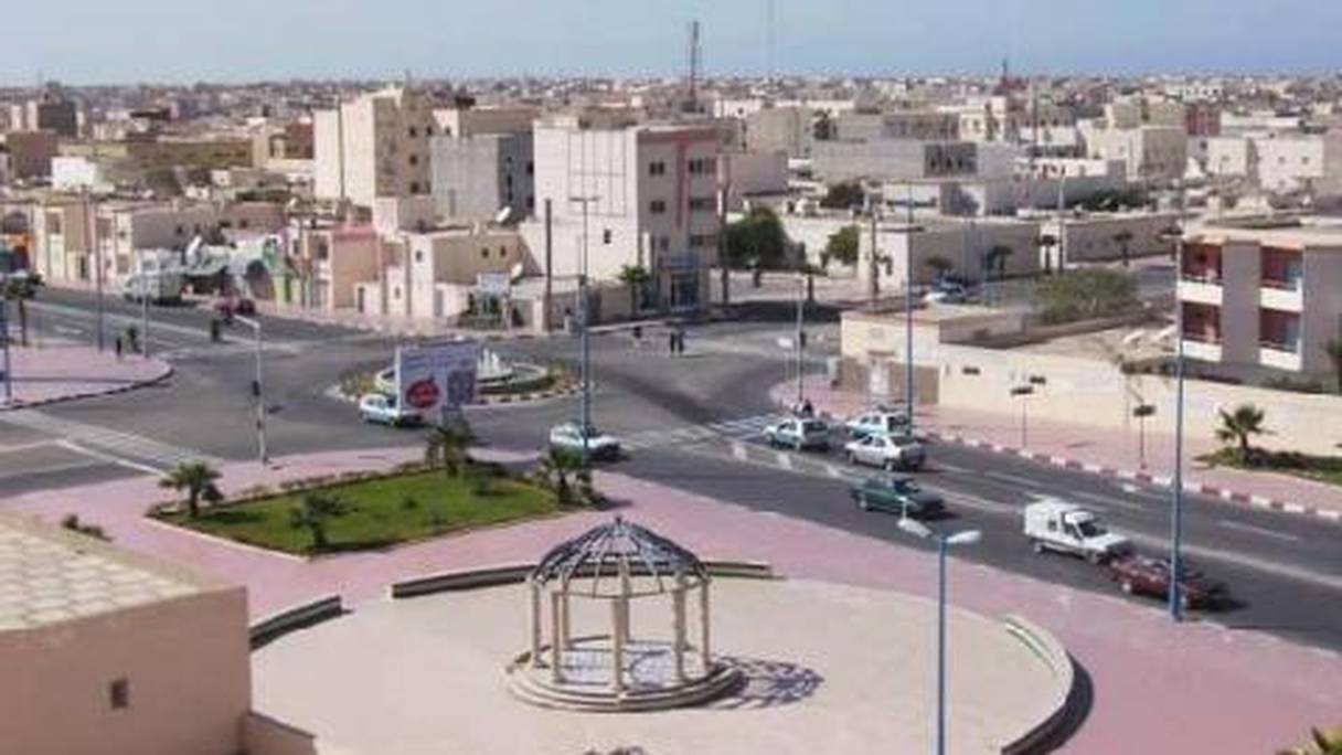 Une vue de Dakhla, la deuxième plus importante ville du Sahara marocain.
