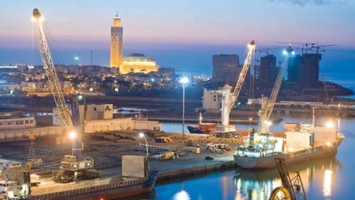 Le port de Casablanca.
