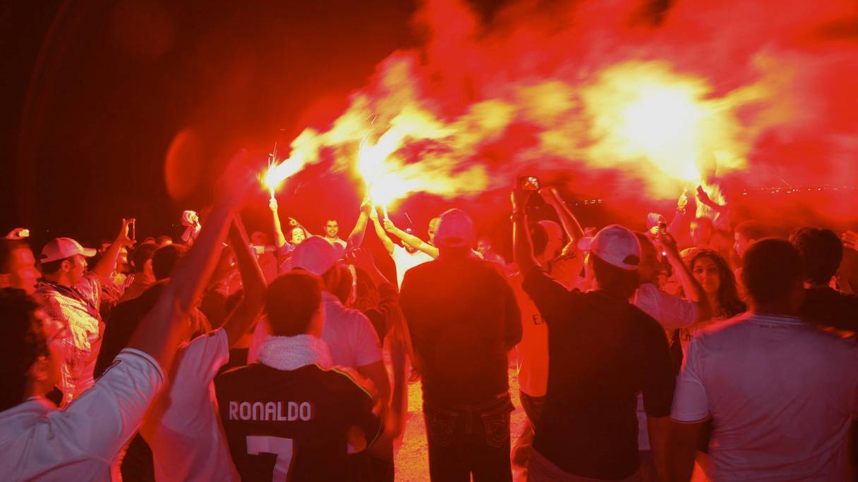 La Pena Madridista avait mis le feu l'an dernier à Casablanca après le titre en Ligue des Champions. 
