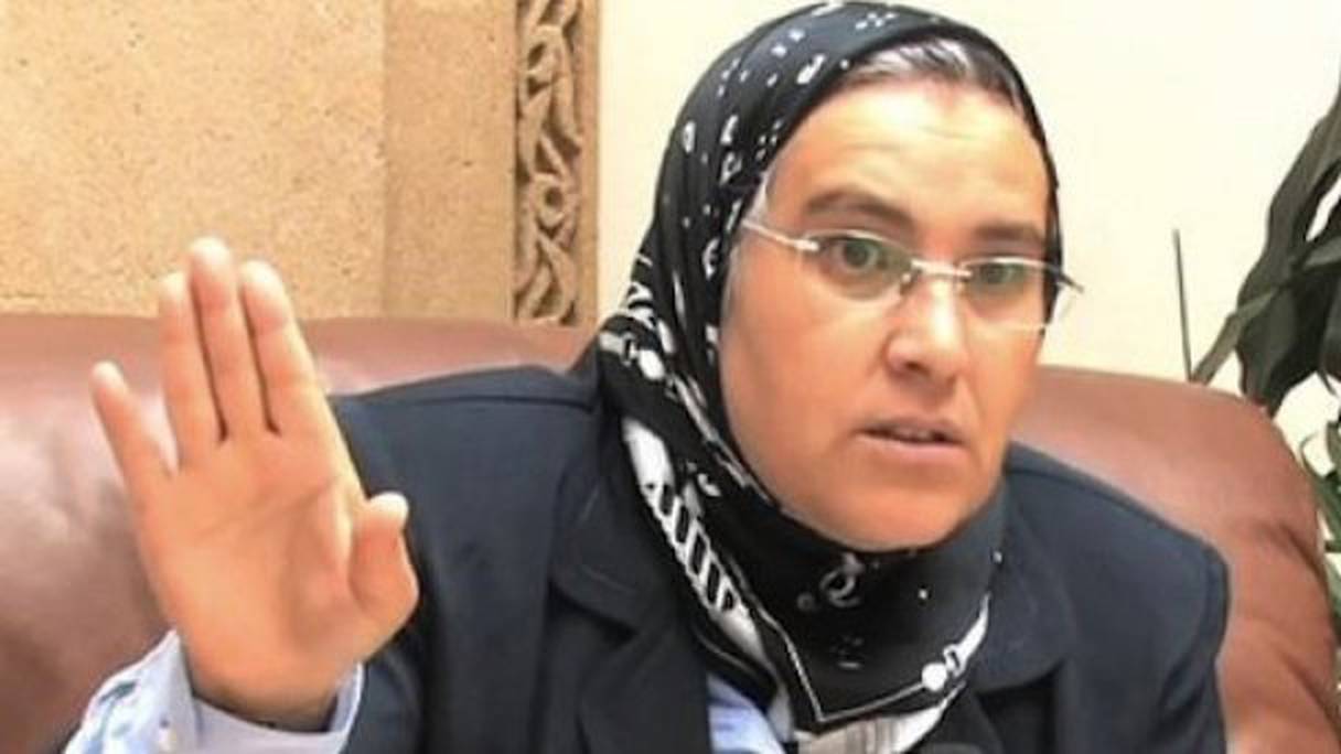 Khadija Zoumi, élue de l'Istiqlal à la Chambre des conseillers.
