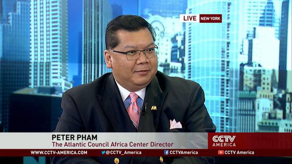 Peter Pham, membre dirigeant au think tank US Atlantic council. 
