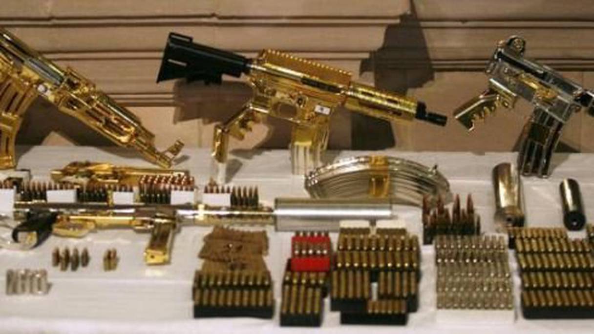 Une collection d'armes en or massif. La plupart n'ont jamais servi.
